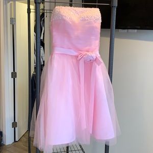 Pink spring dress